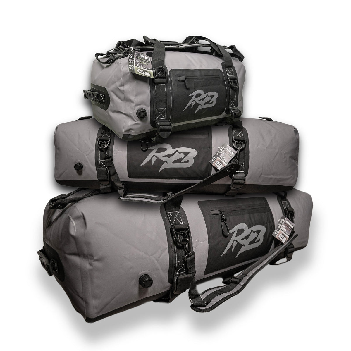 Ridge Bag | Outdoor Duffel Three Pack Gray – Hunt The West